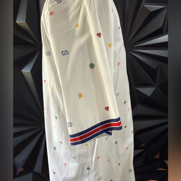 Gucci White Shirt with Multicolor Accents 50IT - Picture 3 of 15